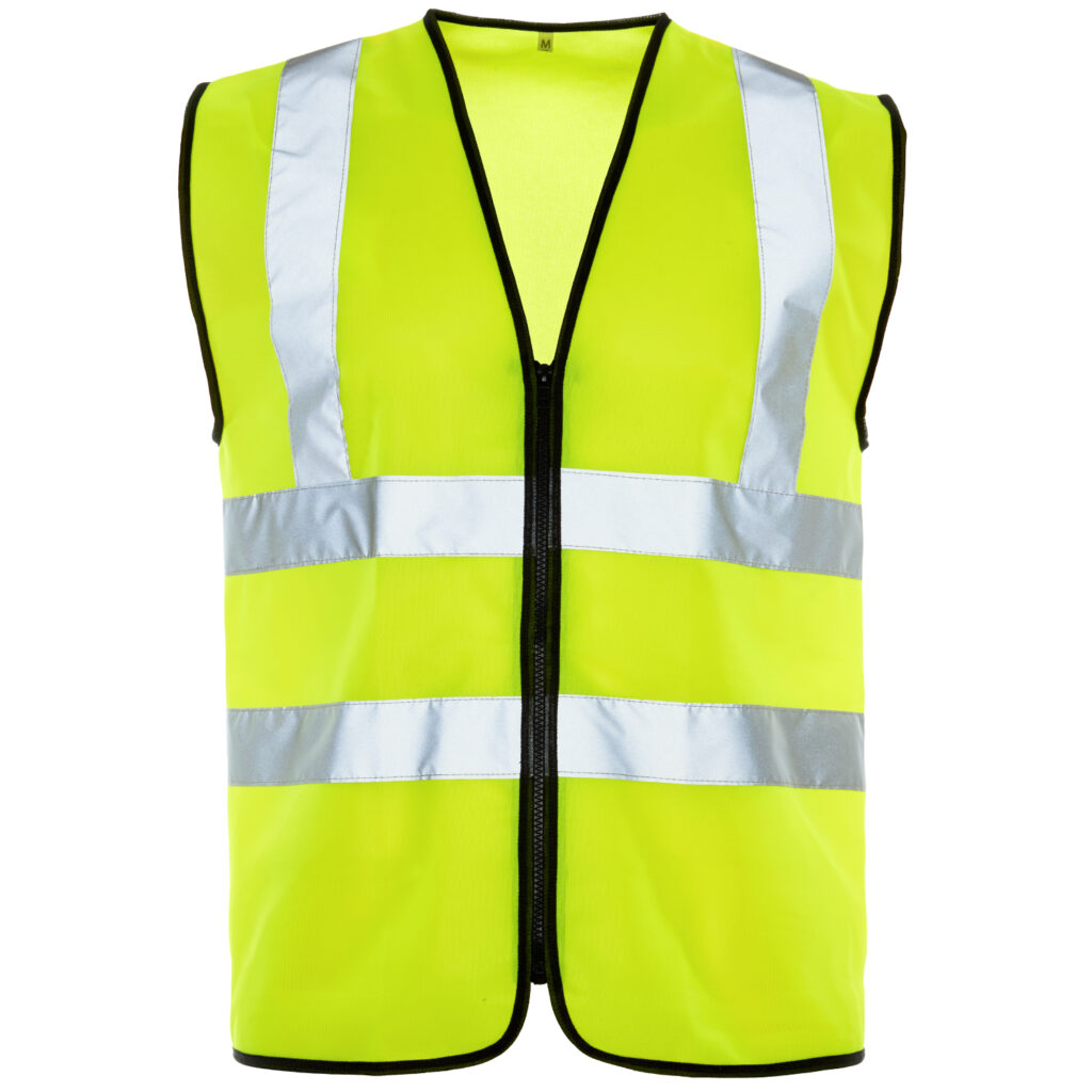 Supertouch Hi Vis Zipped Vest Yellow