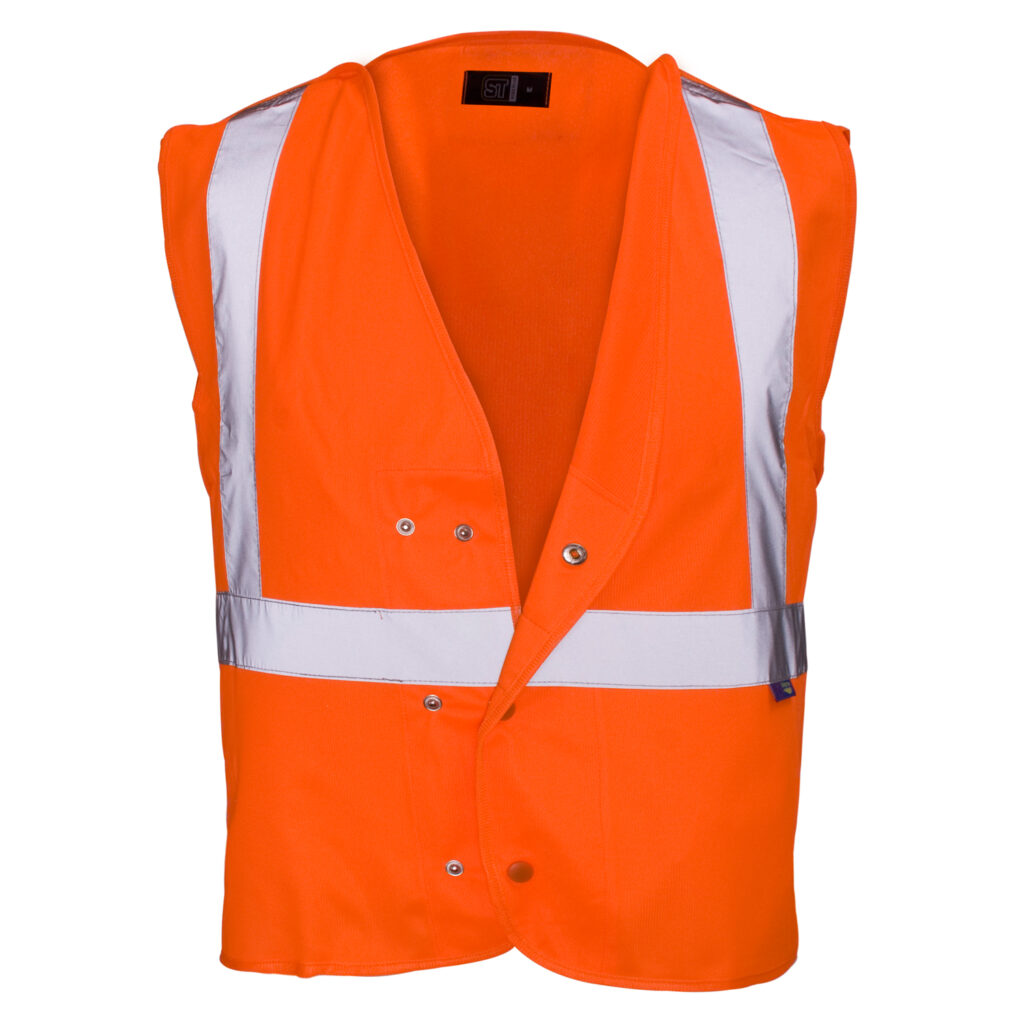 Supertouch Hi Vis Underground Tracker Vest Orange