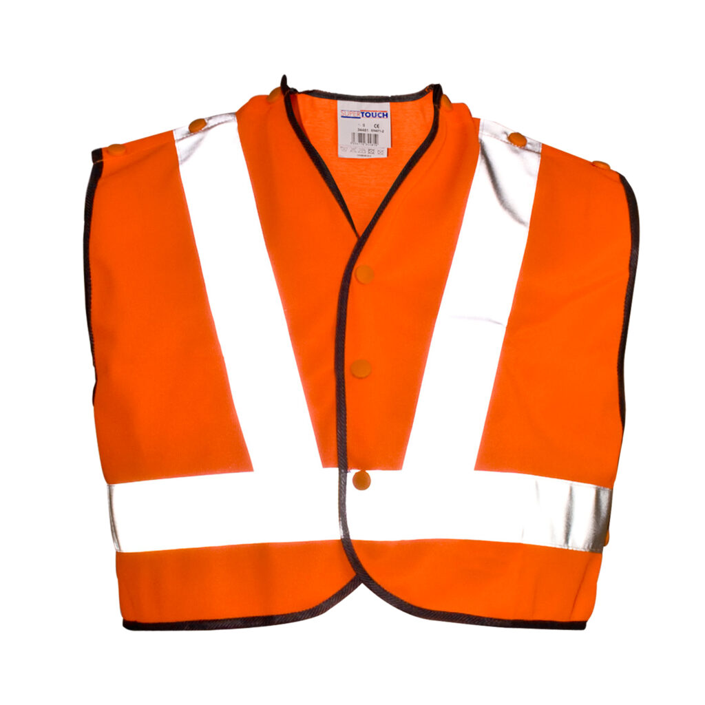 Supertouch Hi Vis Mini Tracker Vest Orange