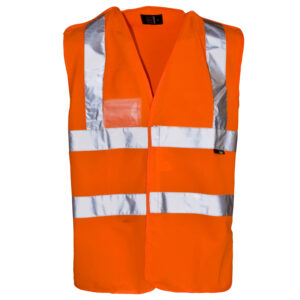 Supertouch Hi Vis Pull Apart Vest Orange