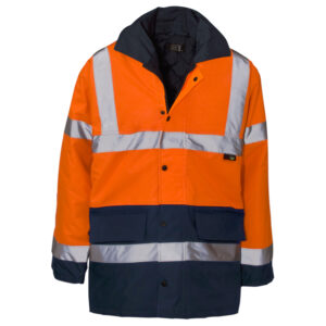 Supertouch Hi Vis 2 Tone Parka Orange