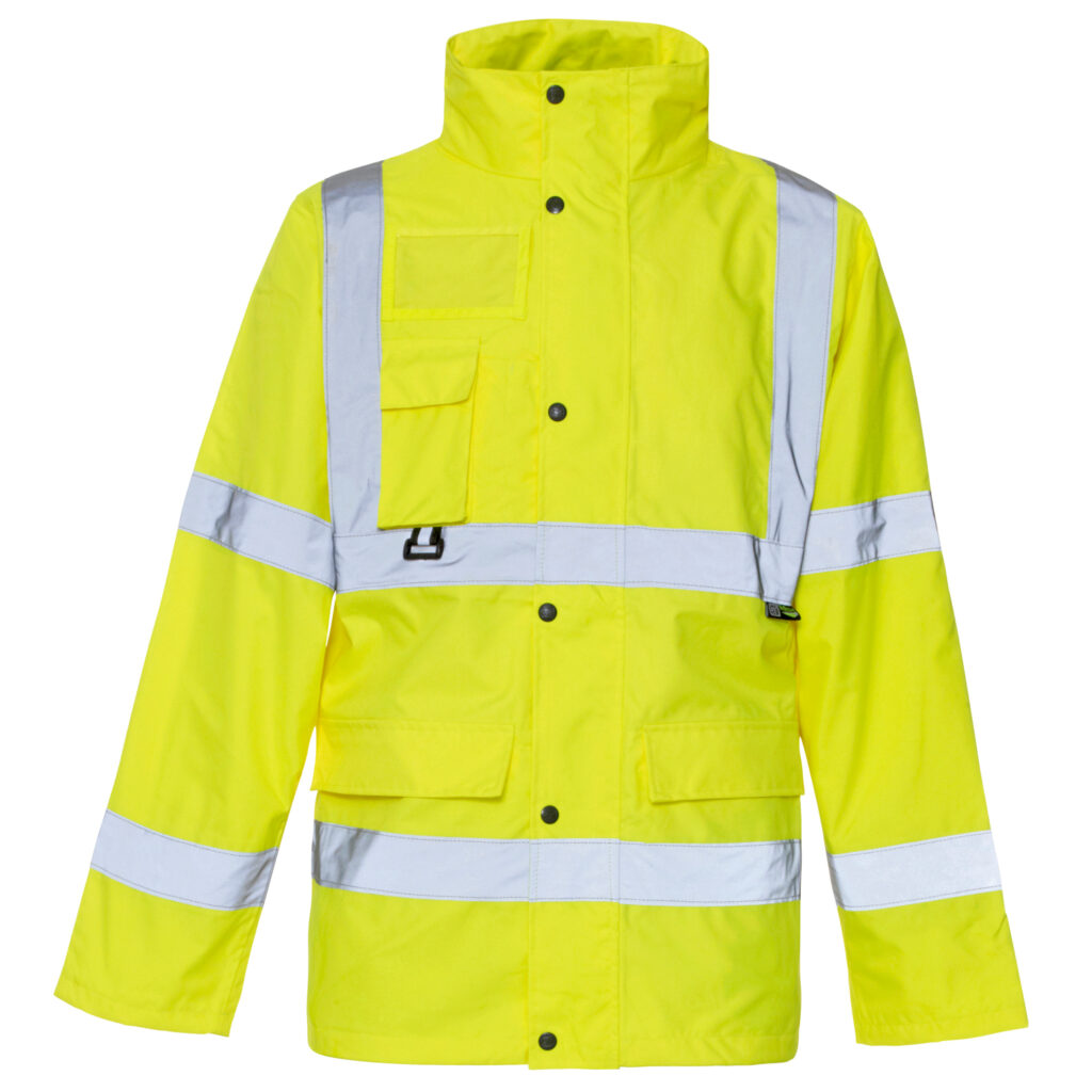 Supertouch Hi Vis Breathable Jacket Yellow