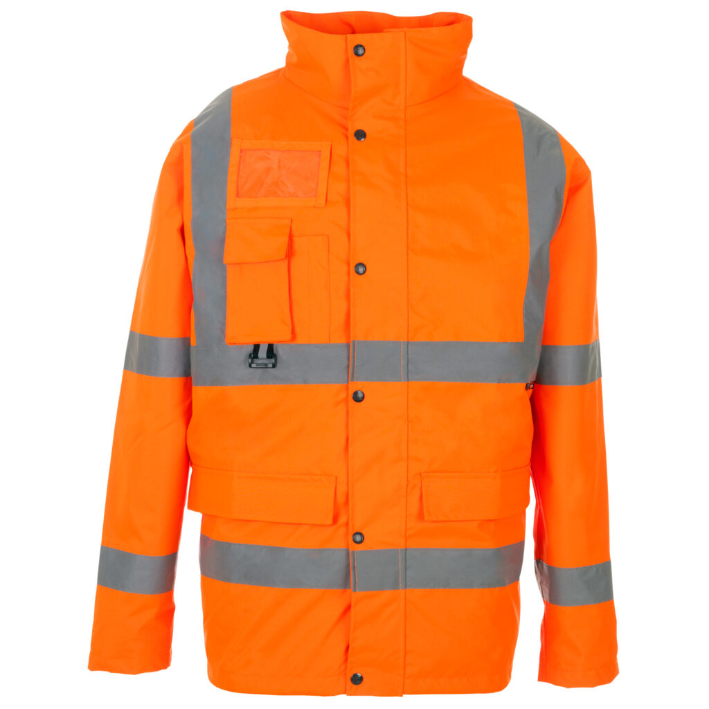 Supertouch Hi Vis Breathable Jacket Orange