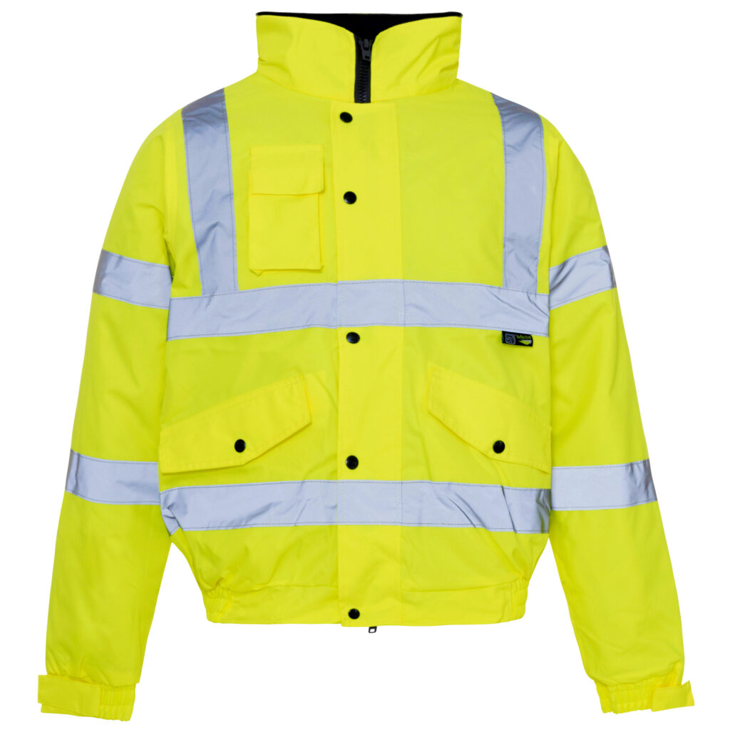 Supertouch Hi Vis Standard Storm Bomber Jacket Yellow