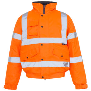 Supertouch Hi Vis Standard Storm Bomber Jacket Orange