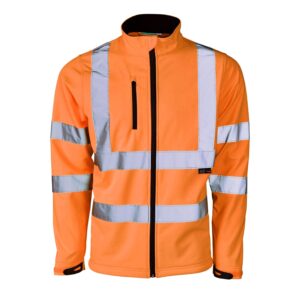 Supertouch Hi Vis Softshell Jacket Orange