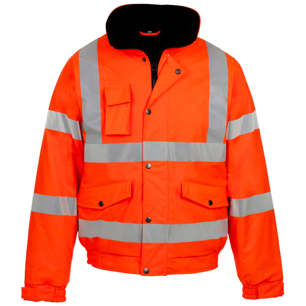 Supertouch Storm-Flex PU Hi Vis Bomber Jacket Orange