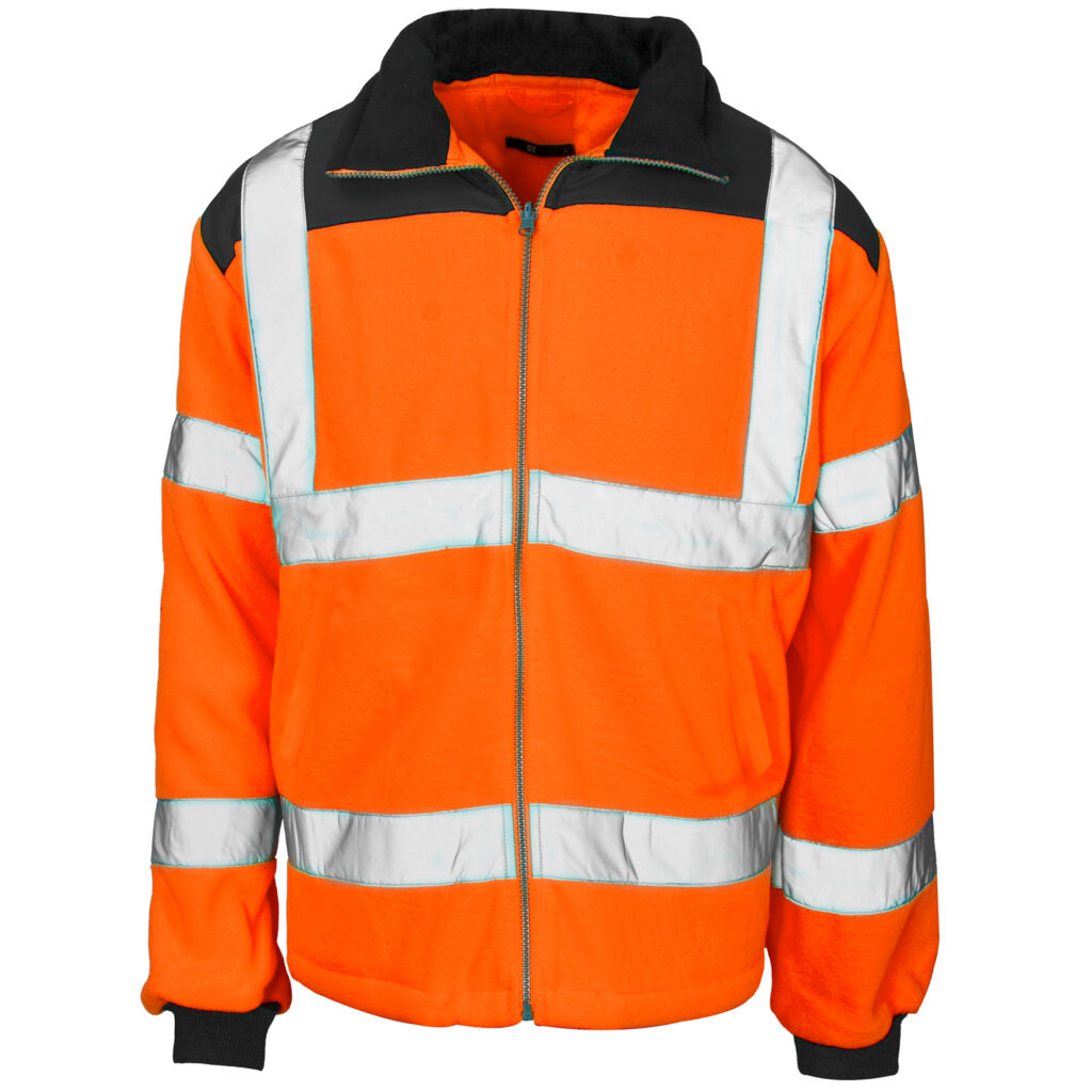 Supertouch Hi Vis Fleece Jacket Orange