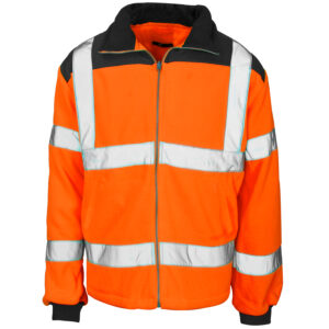 Supertouch Hi Vis Fleece Jacket Orange