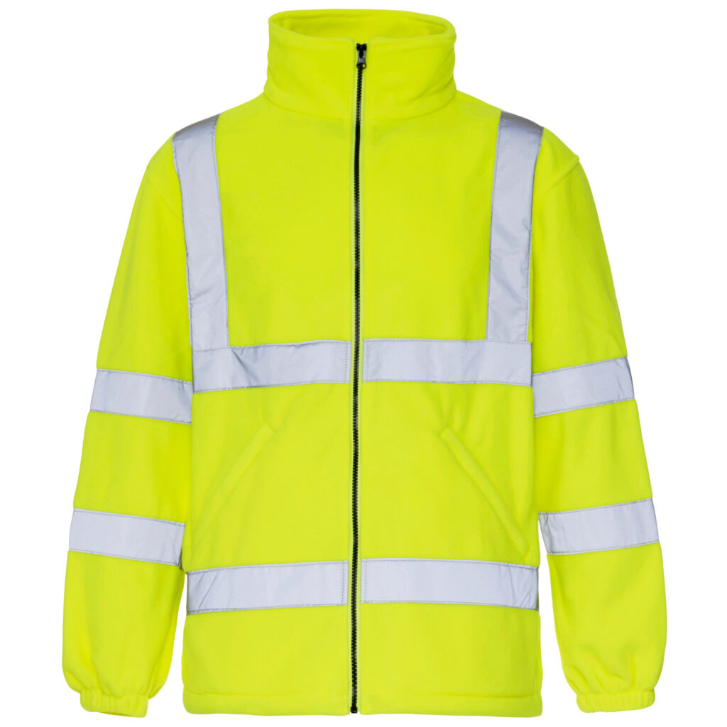 Supertouch Hi Vis Fleece Jacket Yellow