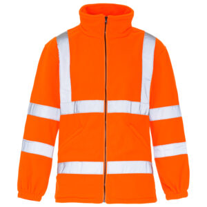 Supertouch Hi Vis Fleece Jacket Orange