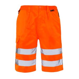 Supertouch Hi Vis Shorts Orange