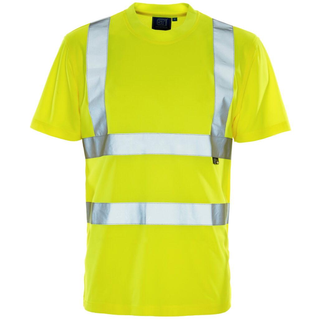 Supertouch Hi Vis Bird Eye T-Shirt Yellow