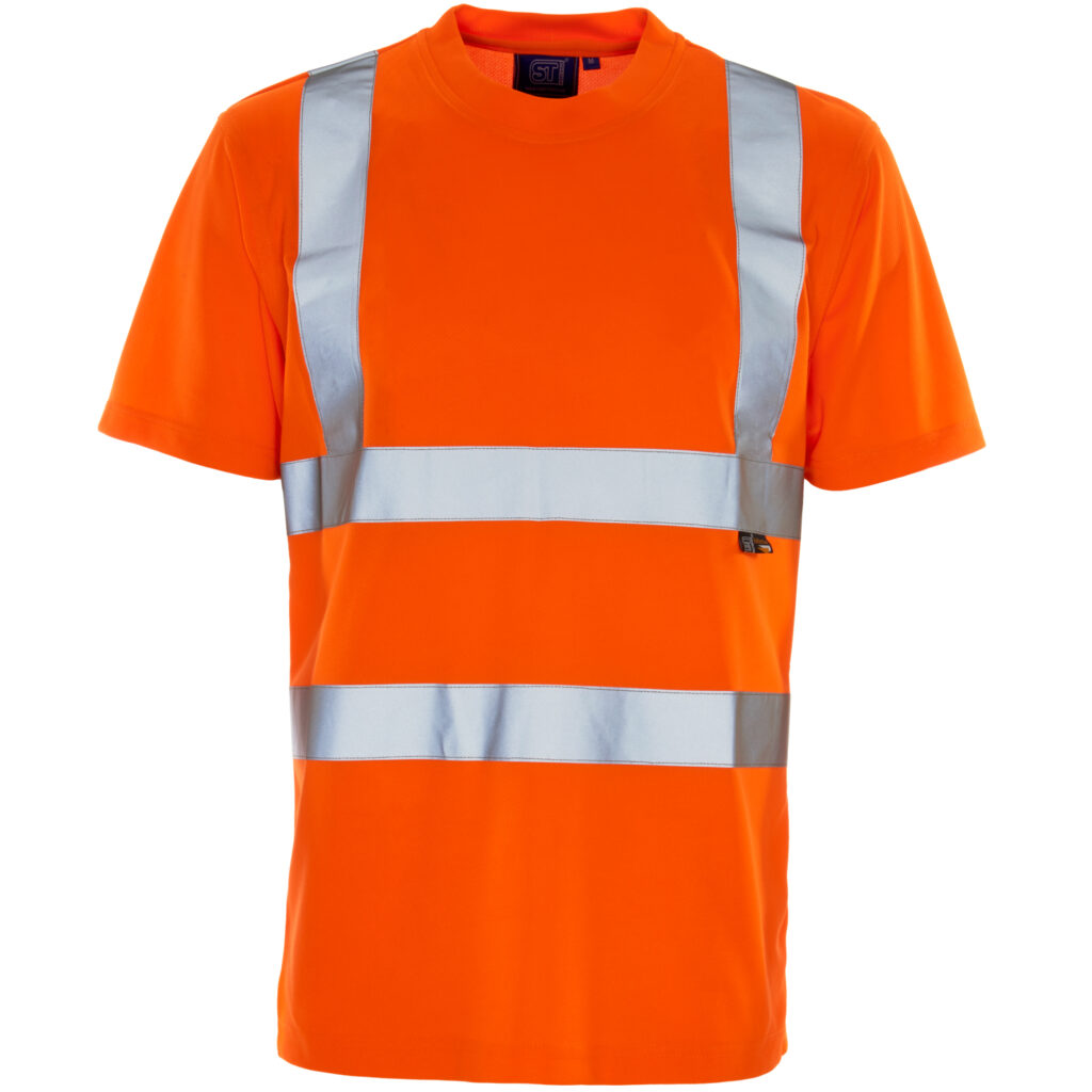 Supertouch Hi Vis Bird Eye T-Shirt Orange