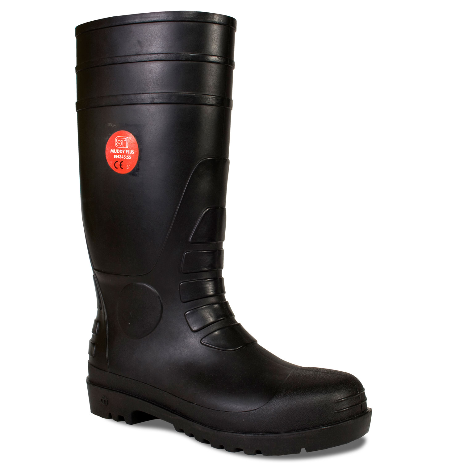 Supertouch Muddy Plus Safety Wellingtons Black