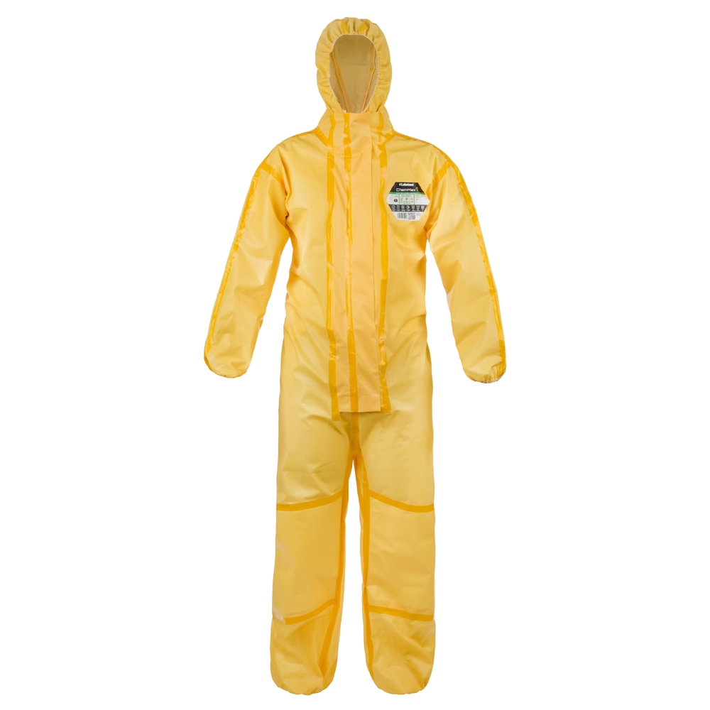 ChemMAX 1 Yellow Coverall with Hood