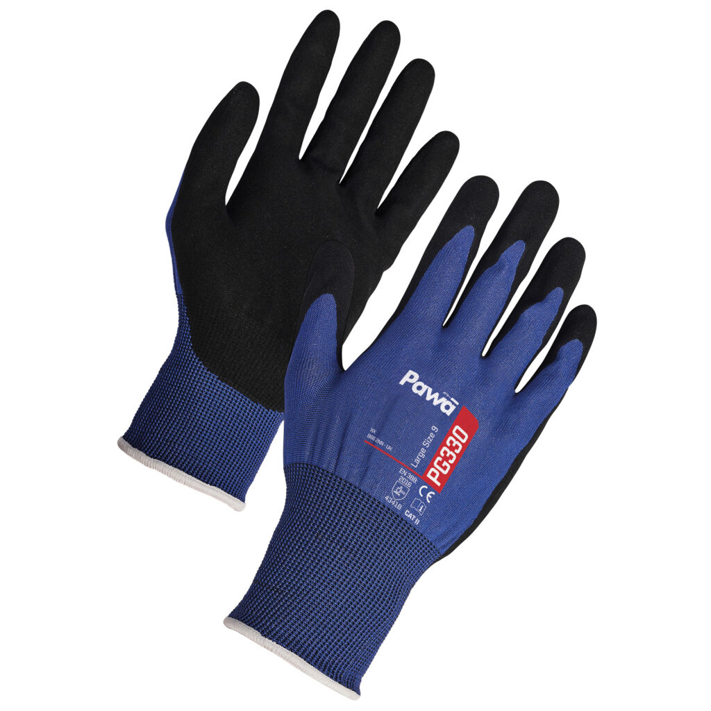 Pawa PG330 Ultra Thin Cut Resistant Gloves Blue