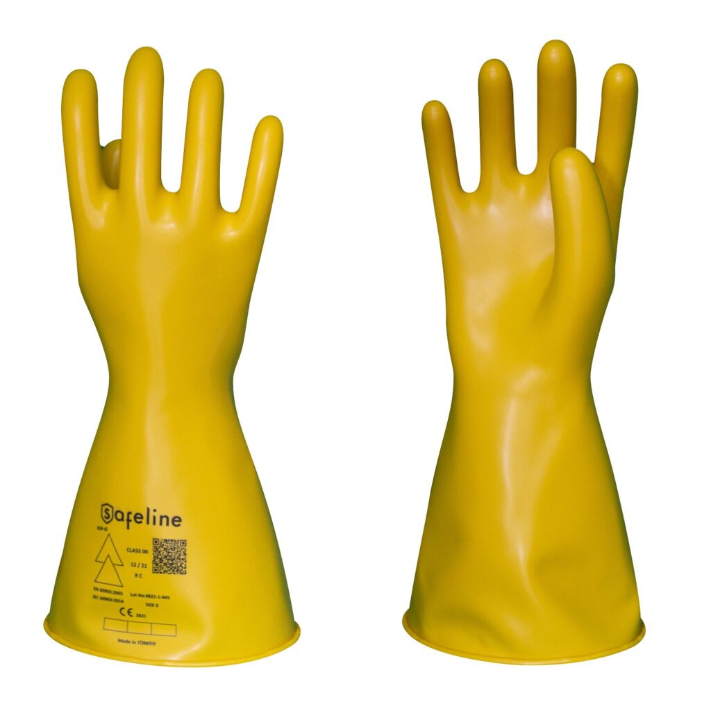 Safeline Insulated Electricians Gloves - Yellow