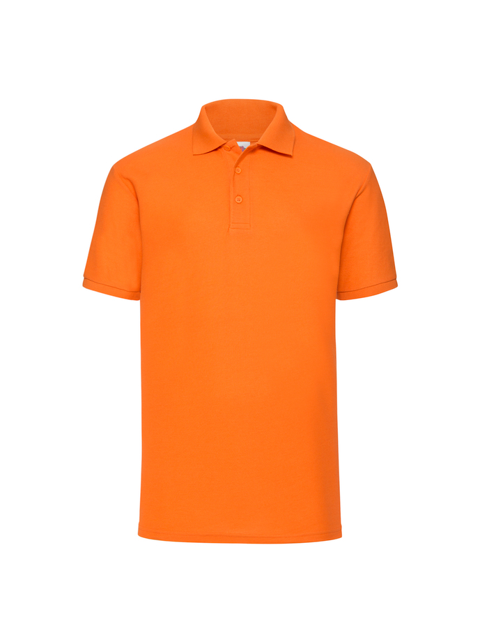 Fruit and Loom Classic Polo Shirt Orange Front