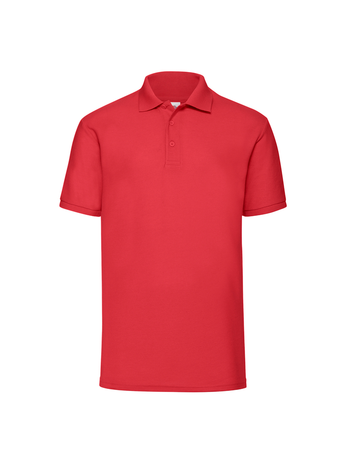 Fruit and Loom Classic Polo Shirt Red Front