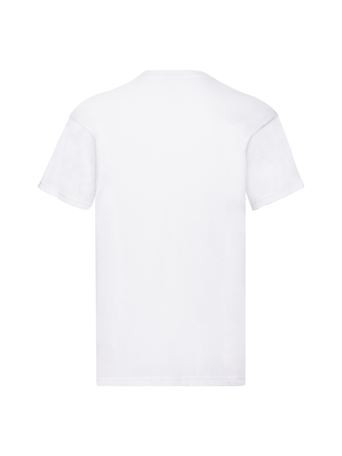 Fruit and Loom T Shirt White Rear