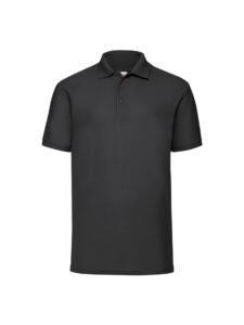 Fruit and Loom Polo Shirt Black