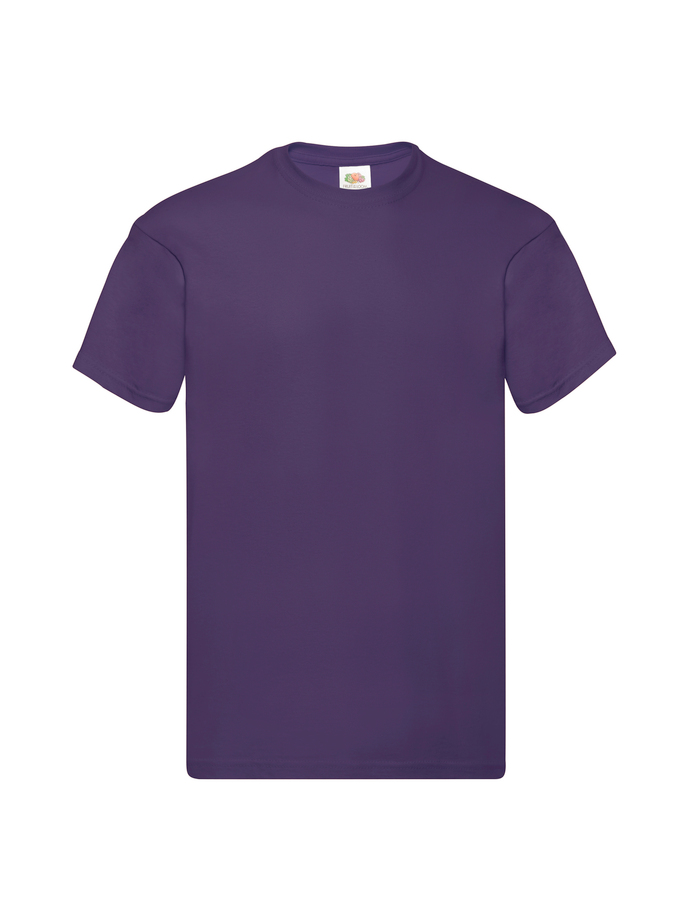 Fruit and Loom ORIGINAL T Shirt - 0610820 - Purple Front