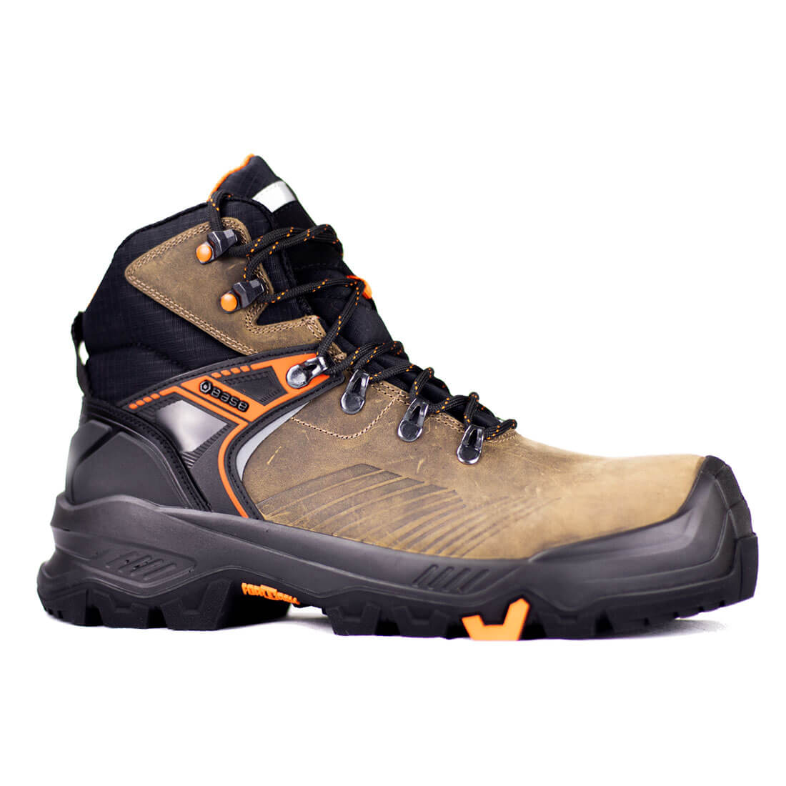 BASE B1601 T-REX MID/T-WALL Safety Boot- Brown and Orange