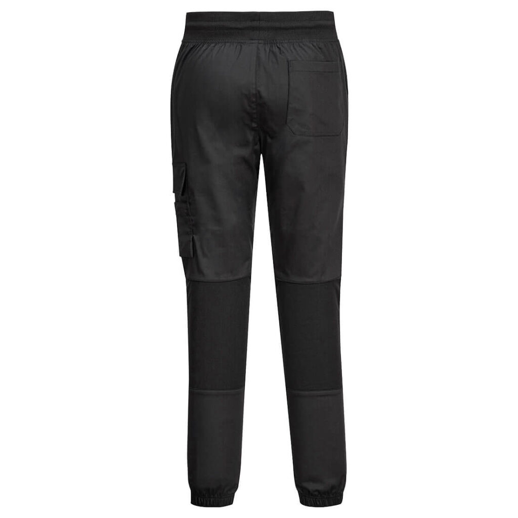 Portwest C074 Stretch Chefs Joggers Black rear