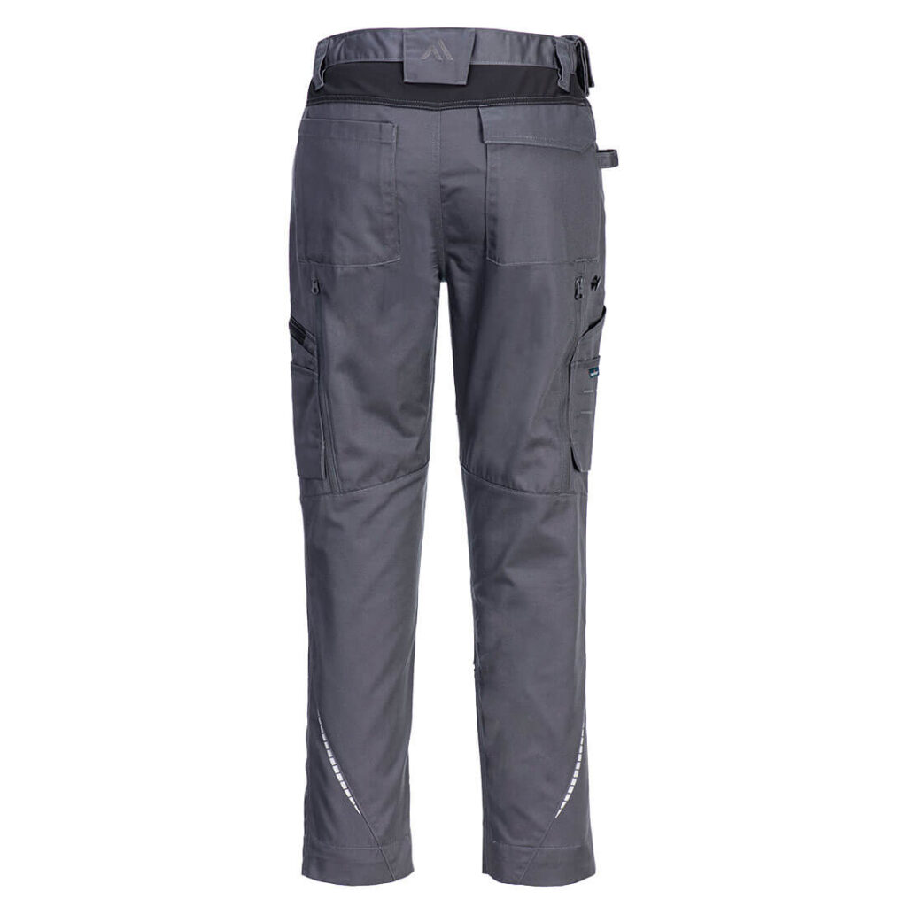 Portwest CD881 WX2 Eco Stretch Trade Trousers Grey rear