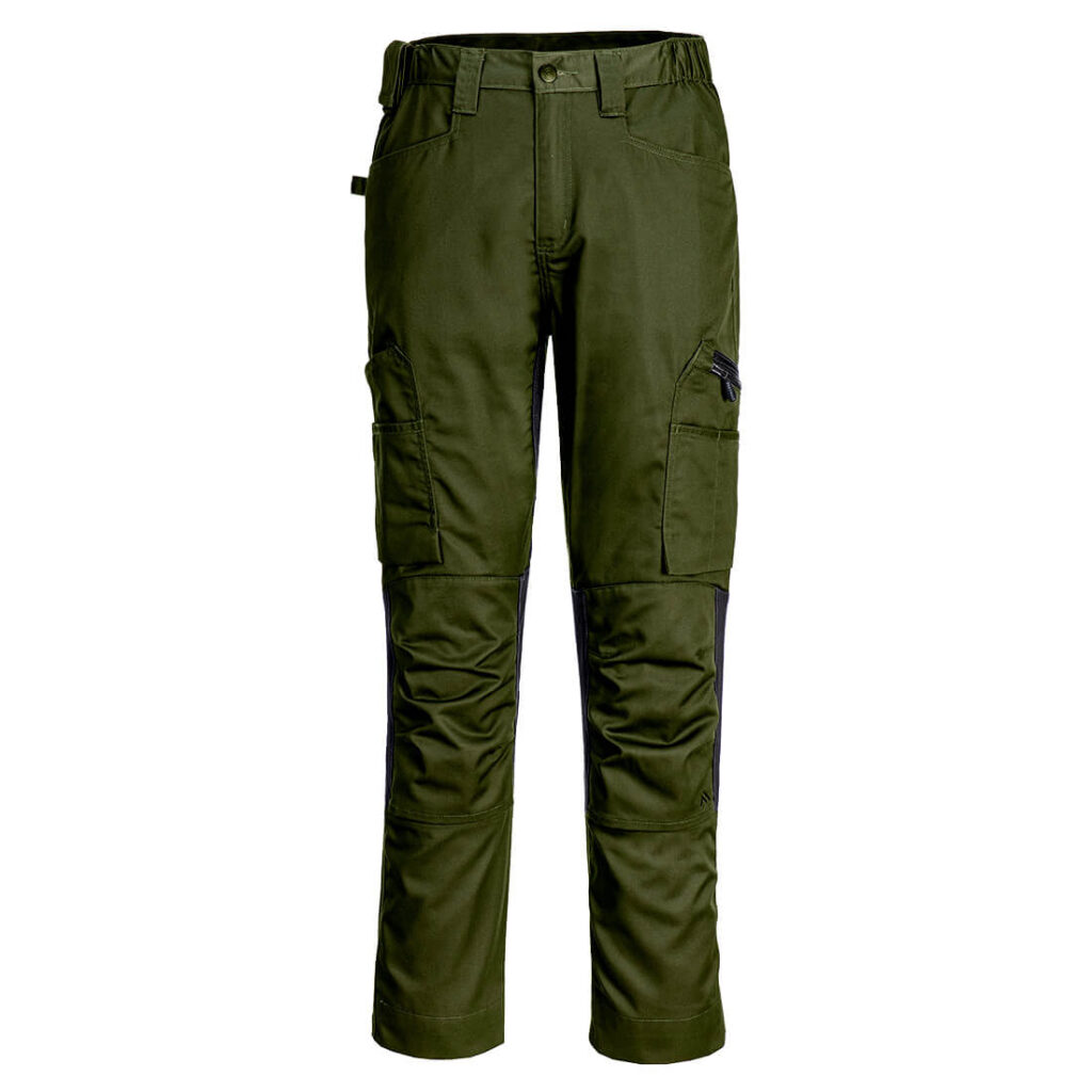 Portwest CD881 WX2 Eco Stretch Trade Trousers Green