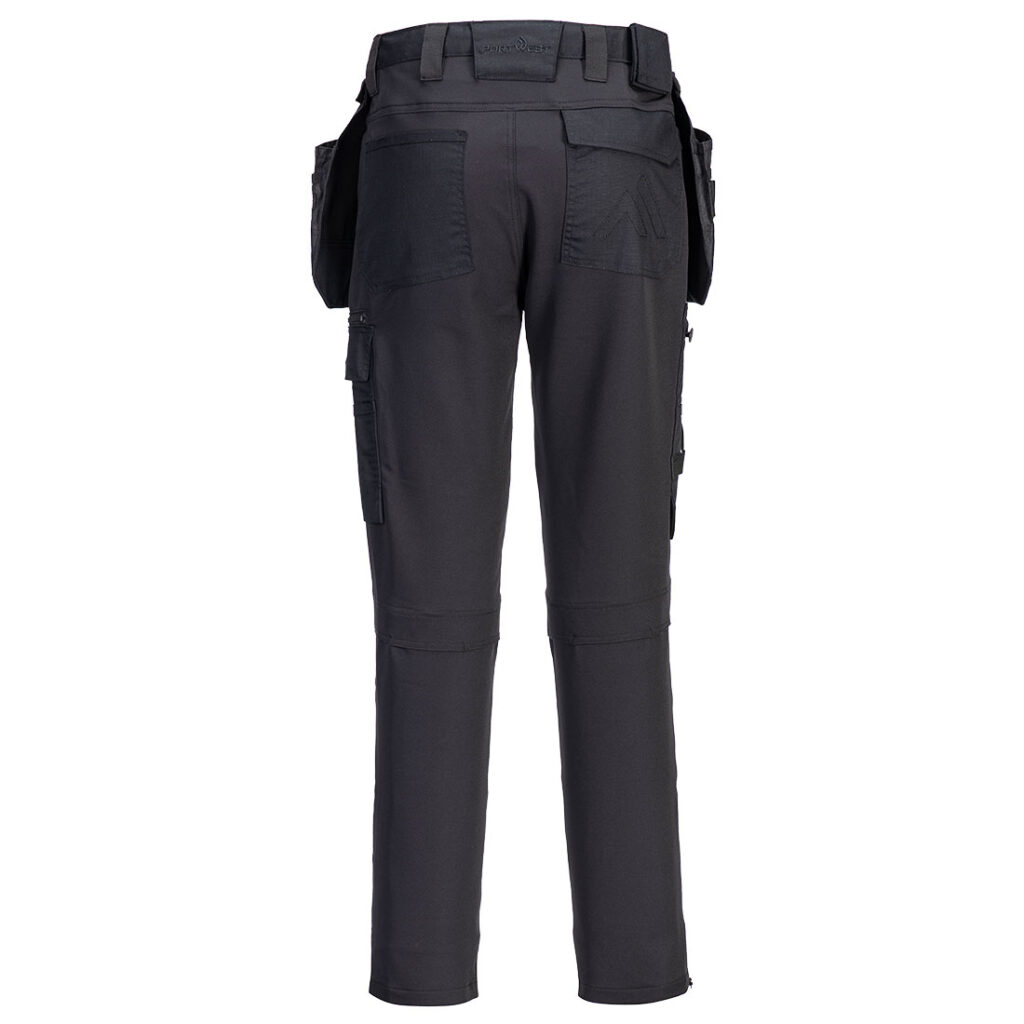 Portwest DX456 DX4 Craft Holster Trousers Black Rear