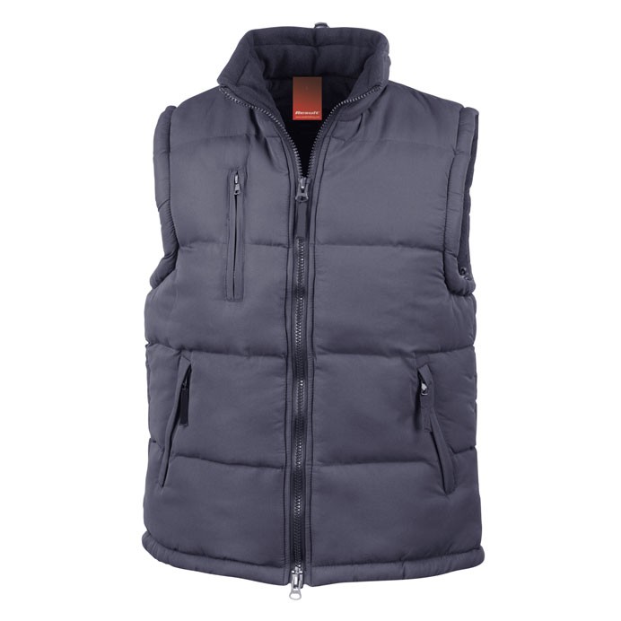 R088X Result Ultra Padded Bodywarmer Navy Front