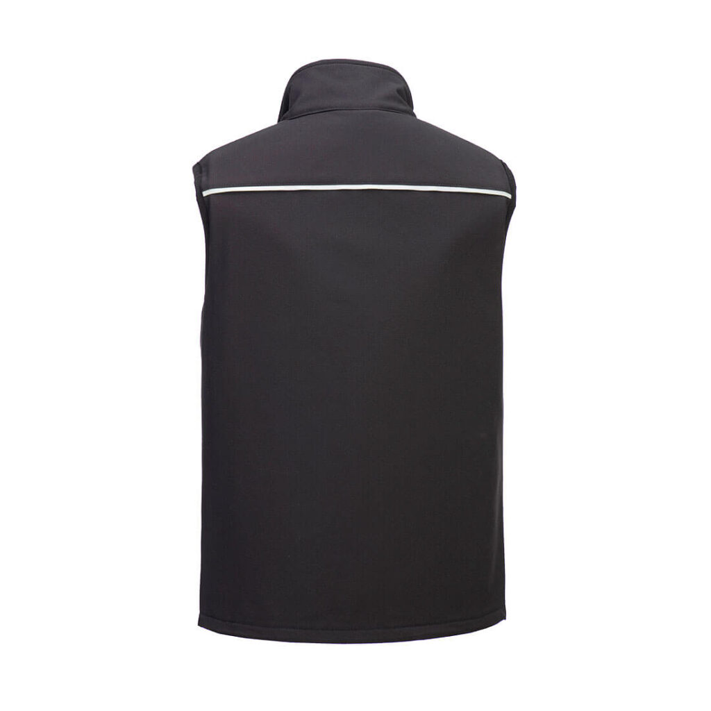 Portwest DX476 DX4 Softshell Gilet - Black - Rear