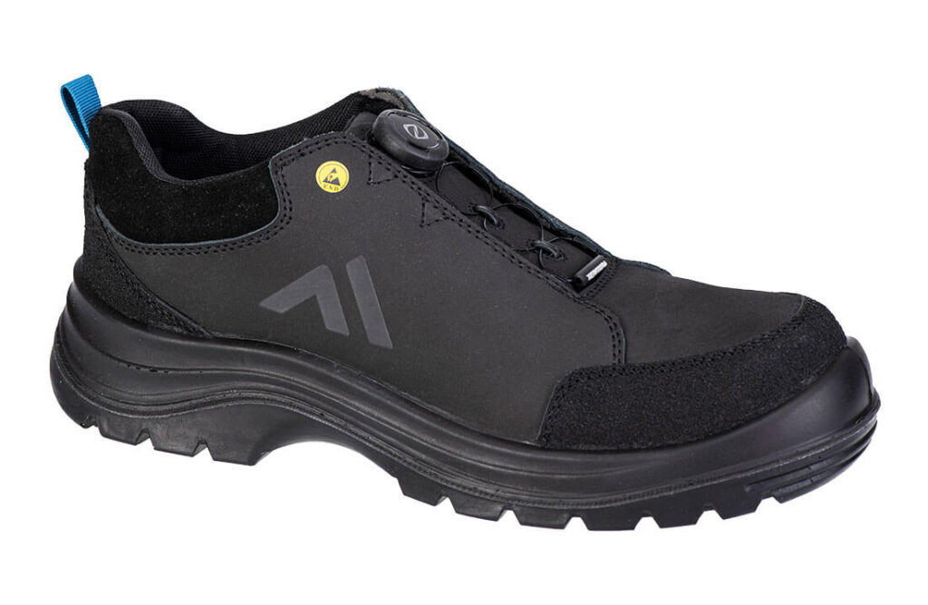 Portwest FE03 Ridge Composite Low Shoe S3S ESD SR FO - Black ESD Safety Trainer