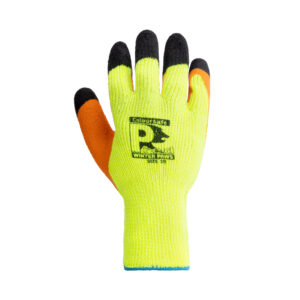 Coloursafe Pred Winter Paws Yellow Thermal Safety Gloves