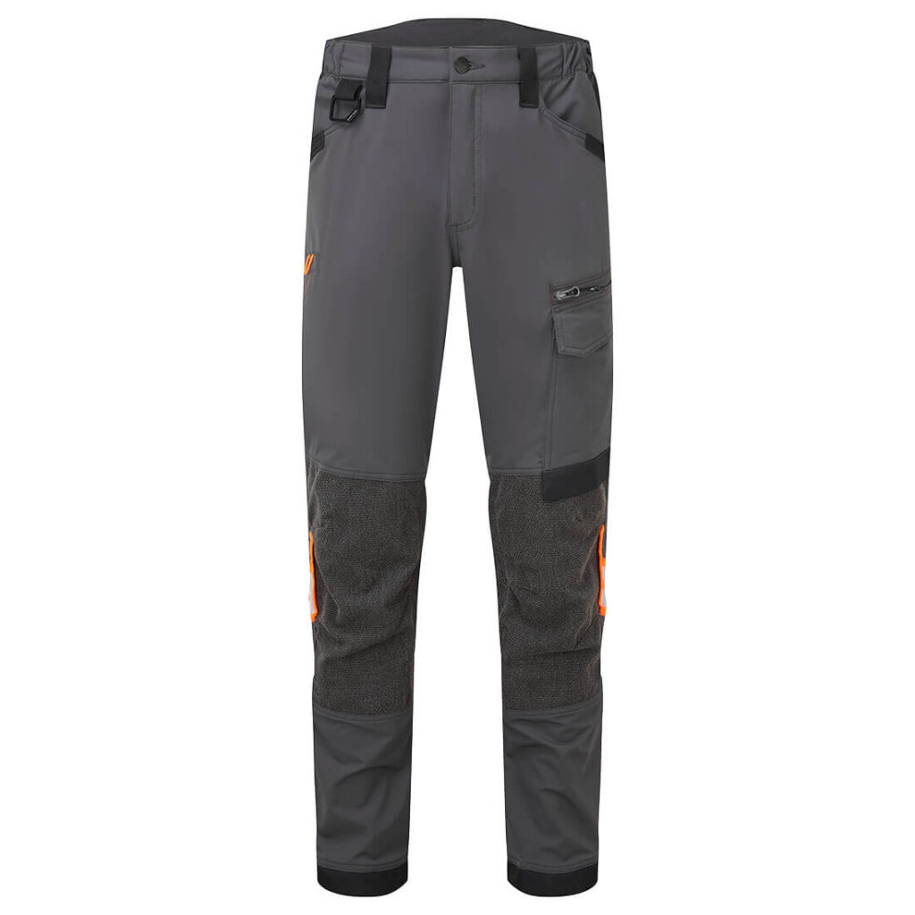 Portwest EV441 EV4 Stretch Service Trousers - Grey - Front