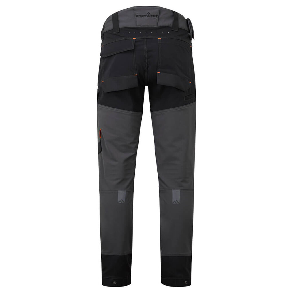 Portwest EV441 EV4 Stretch Service Trousers - Grey - Rear