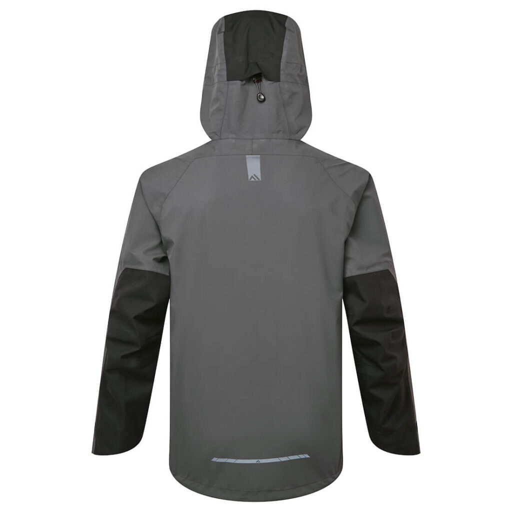 Portwest EV460 EV4 Shell Rain Jacket - Grey and Orange - Rear