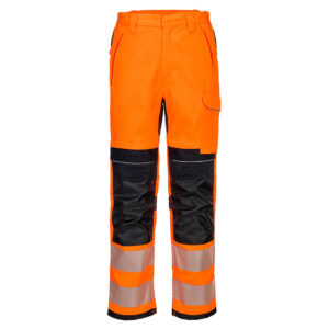 Portwest FR414 PW3 FR HVO Work Trousers - Orange Front