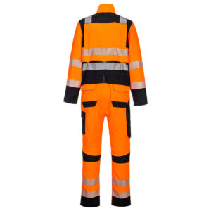 Portwest FR509 PW3 FR HVO Coverall - Orange Rear