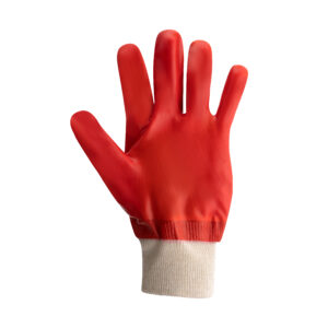 Coloursafe Pred PVC Safety Gloves Red Inside