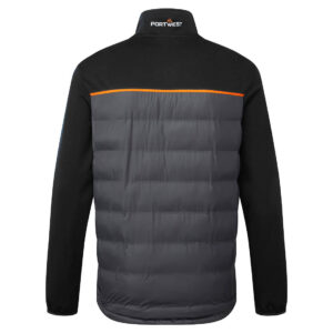 Portwest S381 Hybrid Baffle Jacket - Black Rear