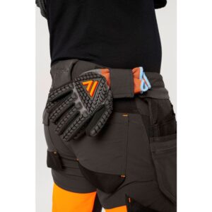 Portwest EV442 EV4 Hi-Vis Stretch Detachable Holster Class 1 Trousers - Close up Rear