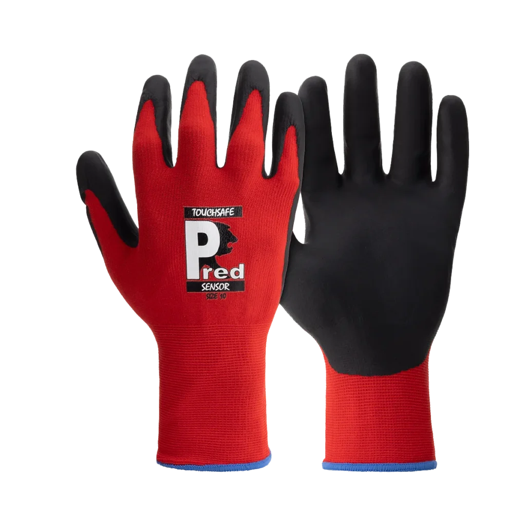 Touchsafe Pred Sensor Touchscreen Safety Gloves Pair