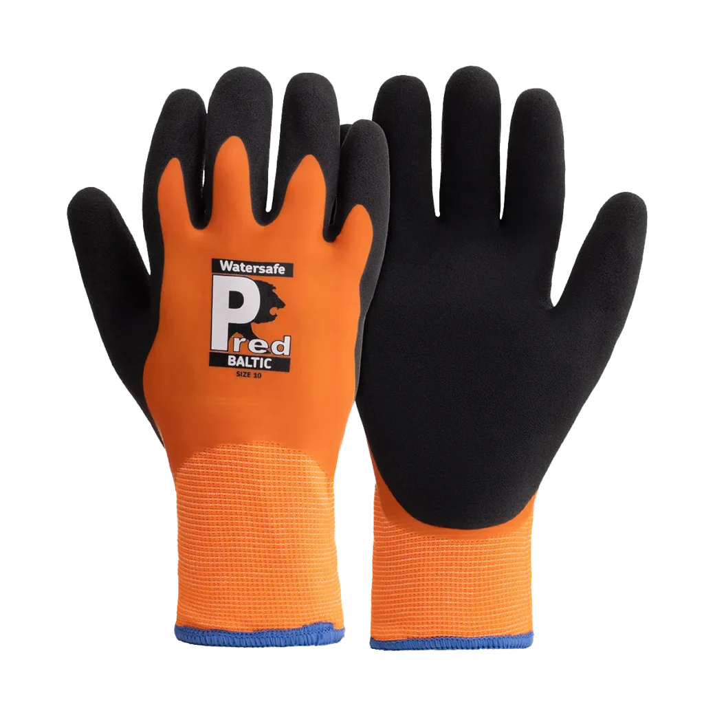 Watersafe Pred Baltic Waterproof Safety Gloves Pair Orange