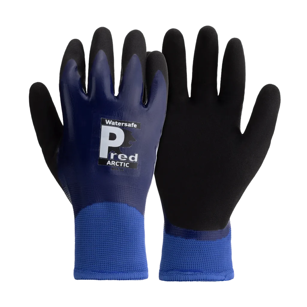 Watersafe Pred Arctic Waterproof Blue Safety Gloves Pair