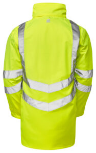 Pulsar P487 Hi Vis Yellow 7 in 1 Storm Coat - Rear