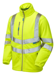 PULSAR HV Yellow Interactive Fleece Jacket - Front Angle