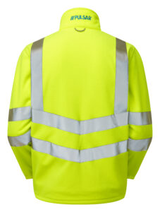 PULSAR HV Yellow Interactive Fleece Jacket - Rear